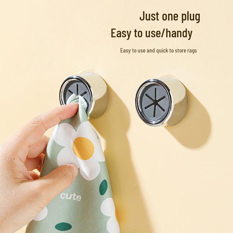 Японская вешалка для полотенец без перфорации и крючок для хранения кухонных тряпок и полотенец