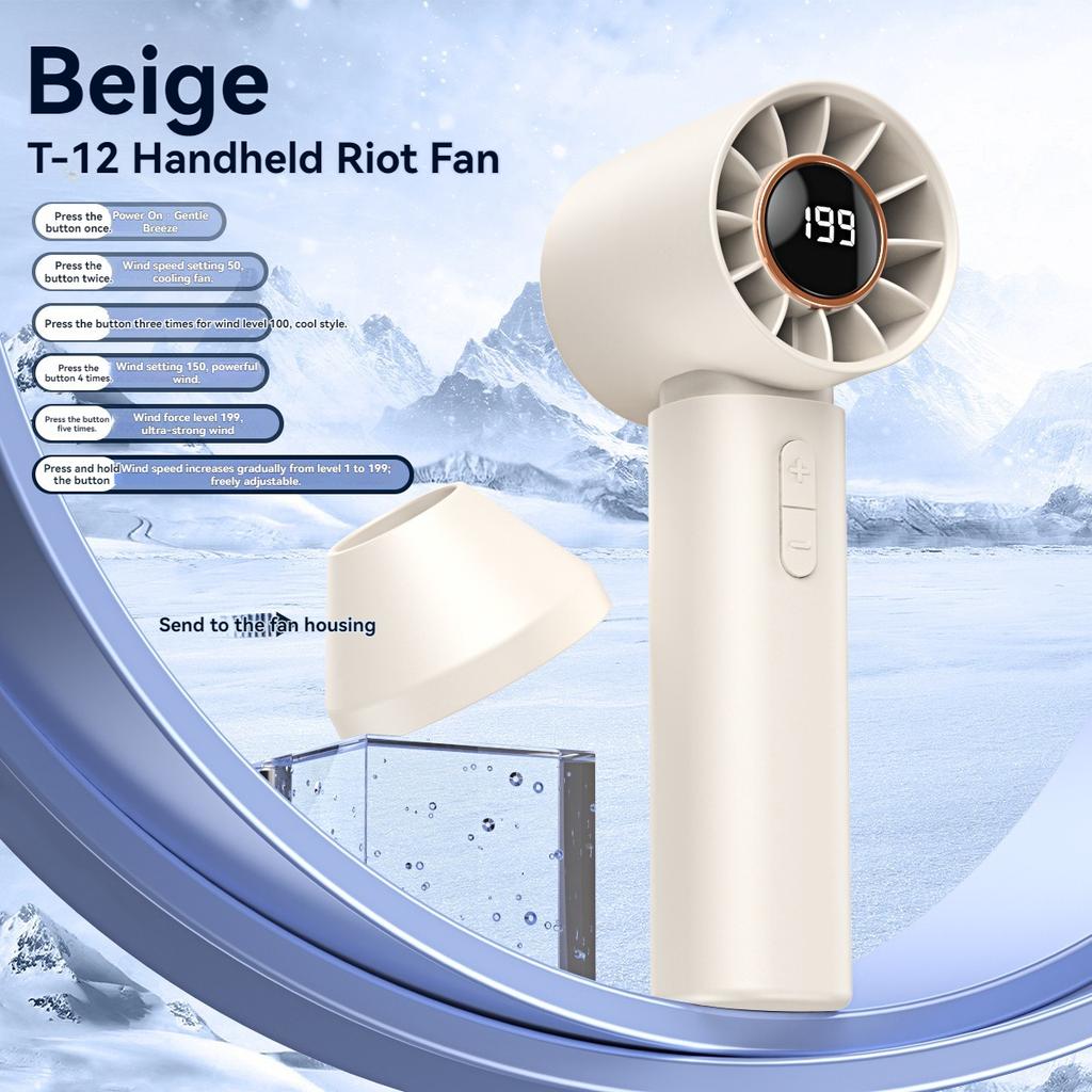 Summer New Usb Rechargeable Mini Portable Handheld Fan High-Speed Cooling For Office Camping Outdoor Use