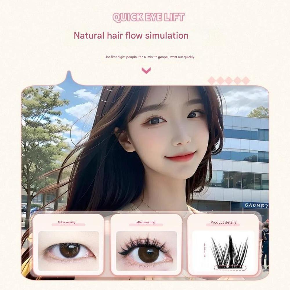 Накладные ресницы без клея 5D Trilogy Подсолнух Инструменты для макияжа Многоразовые ресницы Макияж