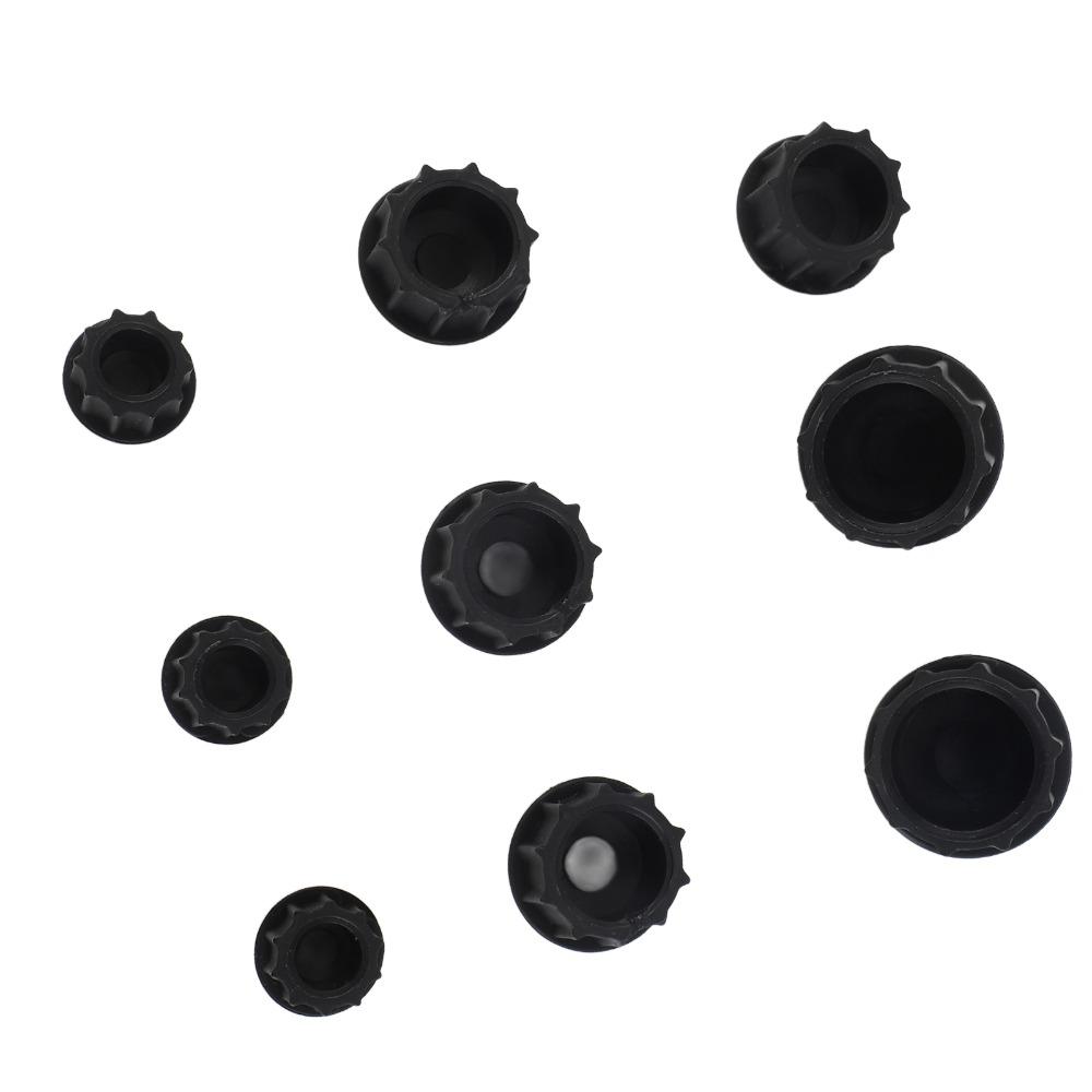 9pcs Rustproof Frame Hole Plug Side Body Frame Panel for BMW R1200GS LC Adventure 14-18 Motorcycle