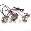 Electric Guitar Wiring Harness Kit 3 Way Toggle Switch 1 Volume 1 Tone 500K Pots