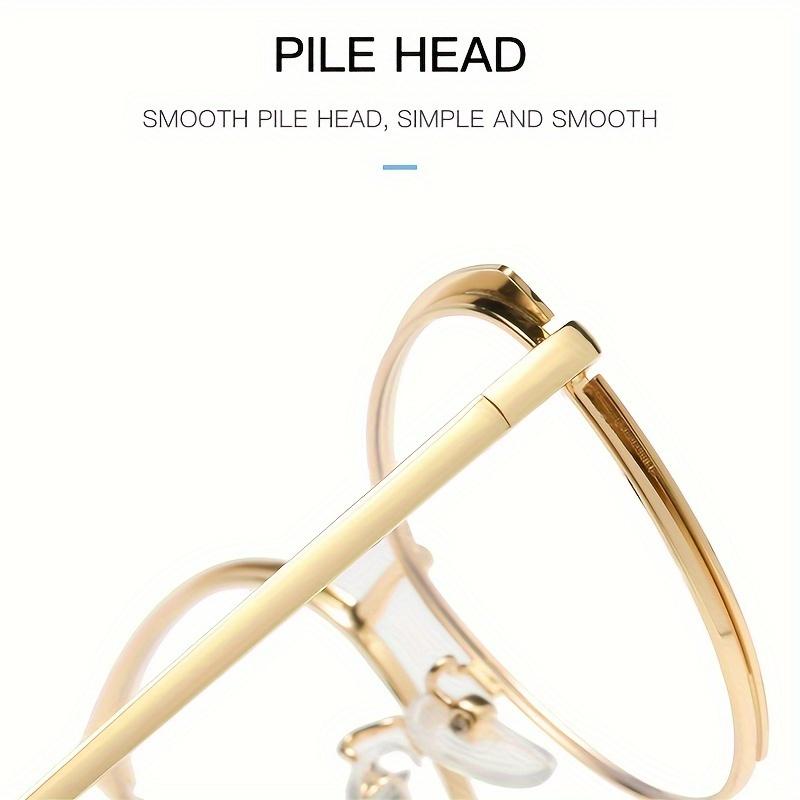 1 шт. Милые очки с меняющим цвет на ветру металлические овальные женские модные очки с защитой от синего света