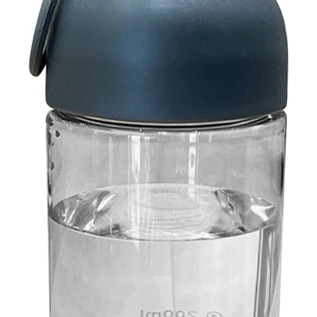 Cold Brew Bottle 450ML PC High Temperature Resistant Simple Portable Cold Brew Tea Bottle with Scale for Home Use Grey