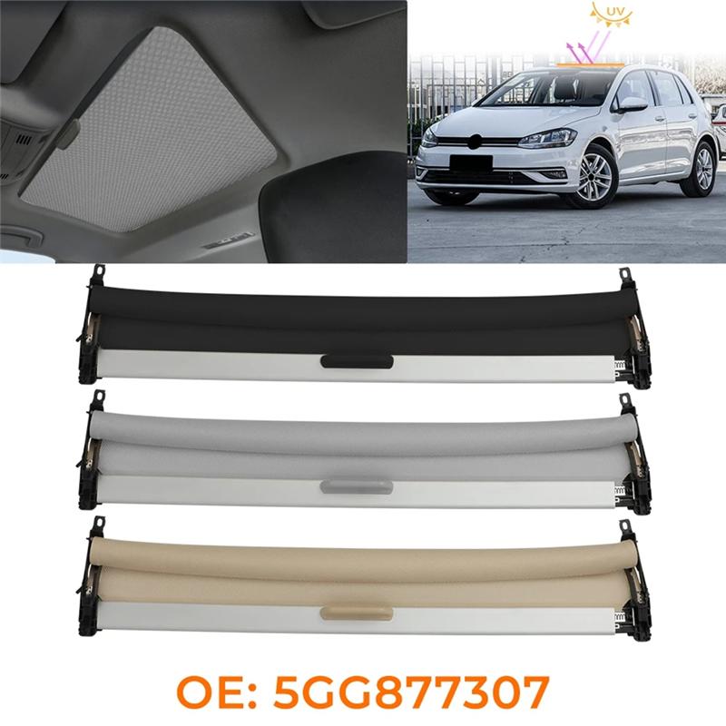 AB61-For VW Golf 7 MK7 R GTI Polo 2013-2020 Sunroof Curtain Assembly Skylight Roller Shutter 5GG877307