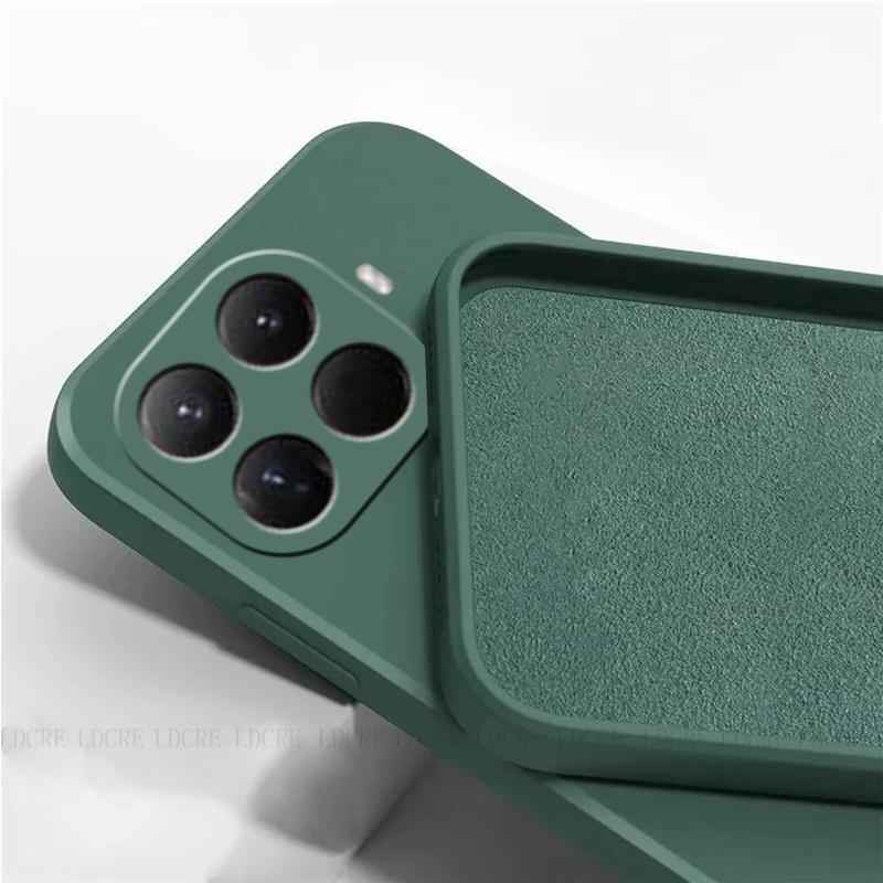 Для чехла Xiaomi Mi 15T Pro Чехол Mi 15T Pro Capas Бампер для телефона Броня Задняя Жидкий силикон Ударопрочный Мягкий ТПУ Фундас Xiaomi 15T