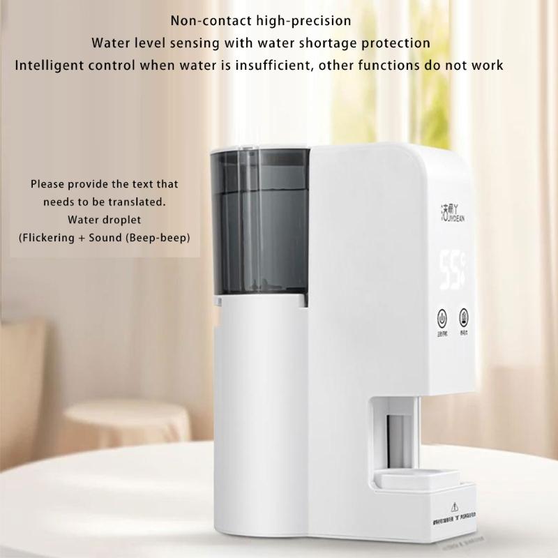 Подогреватель полотенец для лица с интеллектуальным контролем температуры, функция безопасности, резервуар 500 мл для бережного снятия макияжа