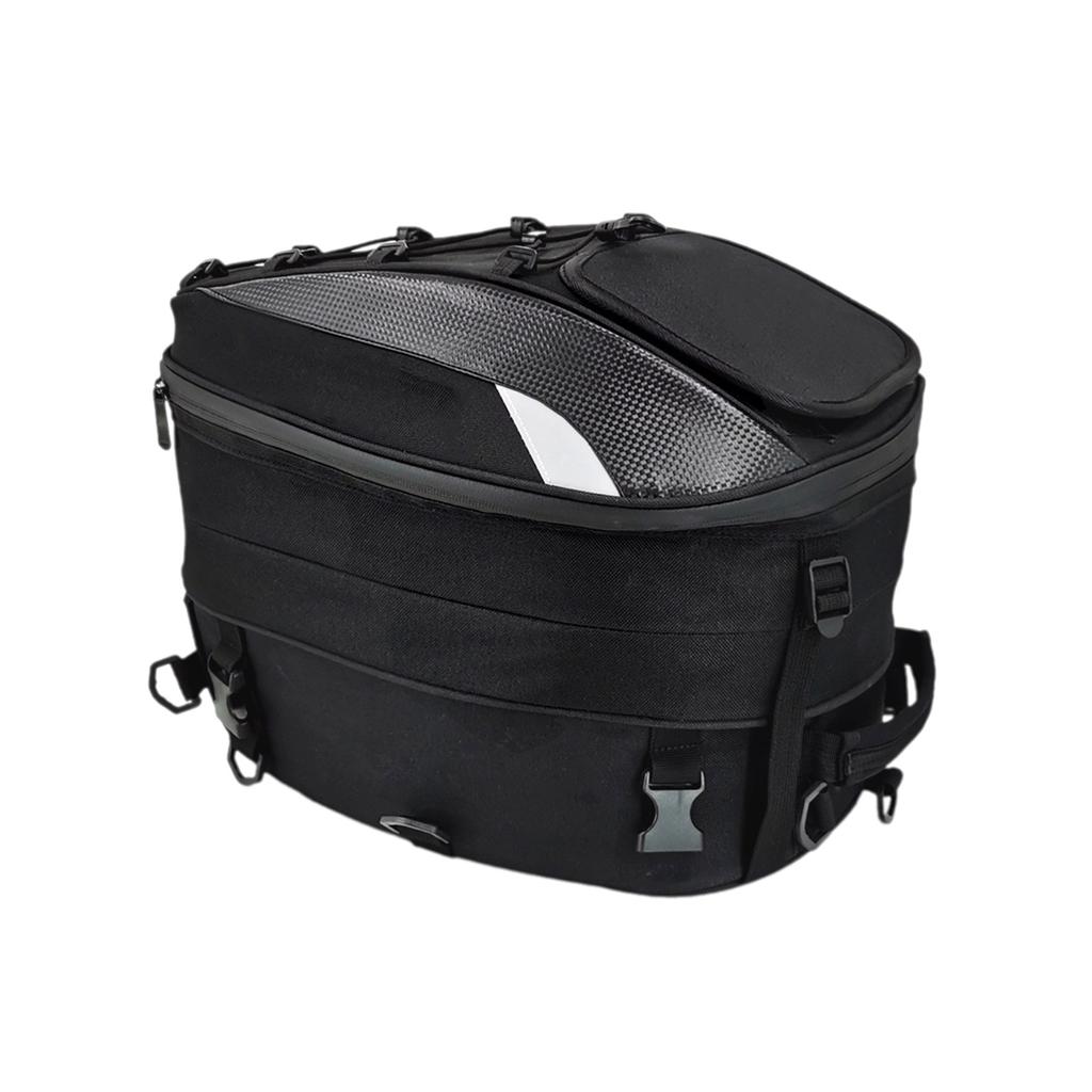 Motorcycle Tail Bag Helmets Storage Multipurpose Rear Seats Riding Backpack Large Capacity Waterproof for Daily Commute