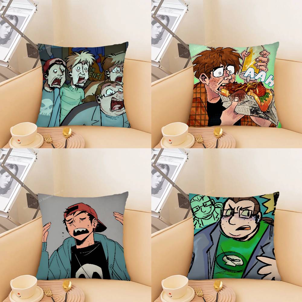 pc Eltingville Club Pillow Case Fashion Square Pillowcase Bedroom Sofa Room Ins Decoration Leisure