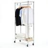Amazon Basics Clothes 2 Heavy X X Inches X X Silver Rack, Tiers, Duty, 35.6 14.5 70.2 (91.4 35.6 182.9 Cm),
