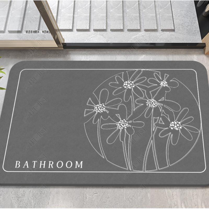 Нескользящий коврик для ванной - Впитывающий, грязеотталкивающий ковер для прихожей, спальни, туалета