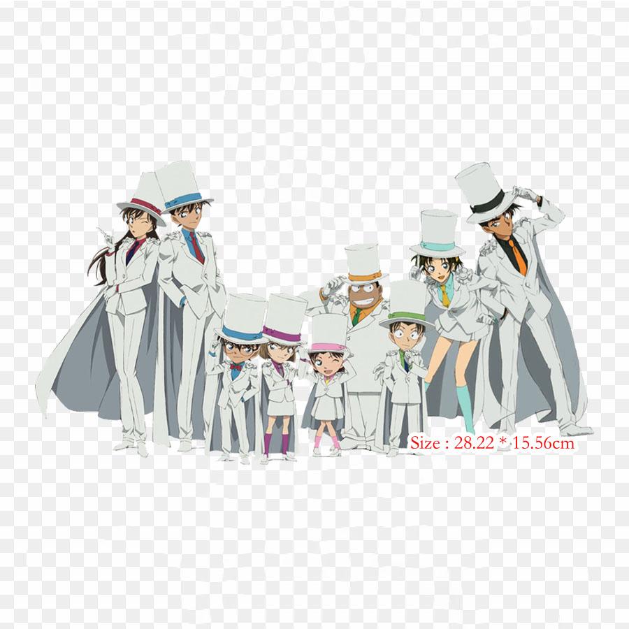 Детектив Конан, увеличительное стекло, Конан Эдогава, Хироши Агас, железные нашивки для DIY, теплопередача, одежда, футболка, термонаклейки, украшение, печать