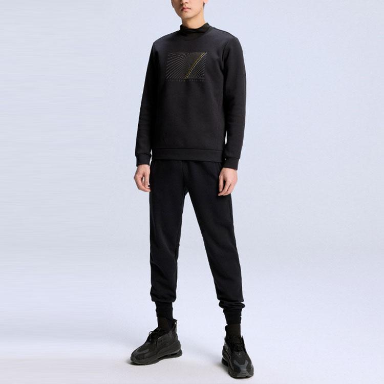 Anta Solid Color Loose Fit Joggers Men Bottoms Black 152217310-2