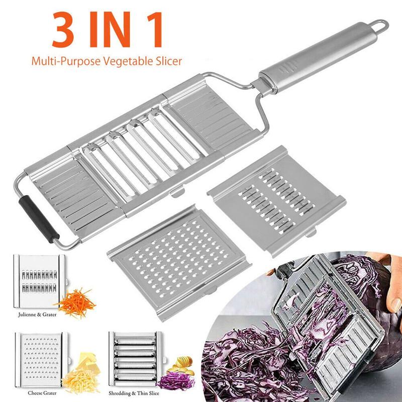 Multi-Purpose Vegetable Slicer Peeler Stainless Steel Cutter Grater Kitchen Tool Gadgets