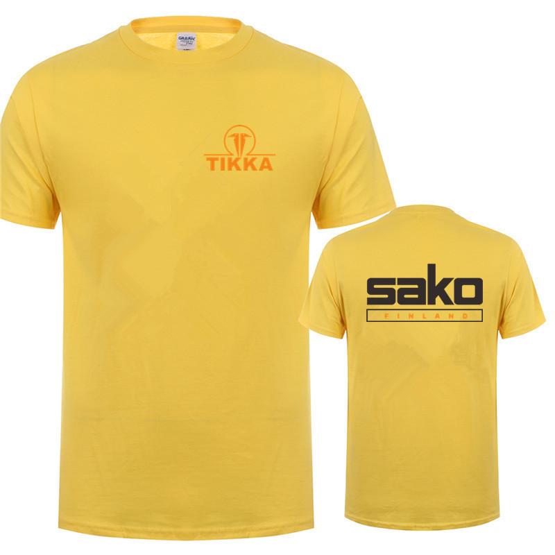 Tikka By Sako Finland Firearms T Shirts Tees Casual Short Sleeve Cotton Unisex Tshirt Lh252