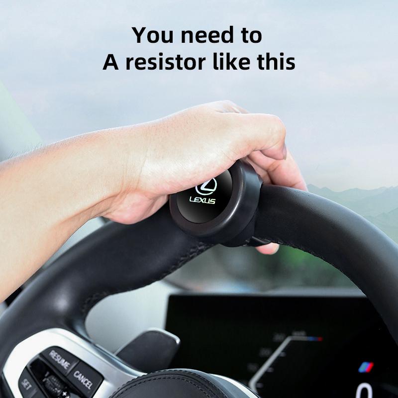 360° Steering Wheel Knob Ball Automatic Rotation Booster For Lexus LS LC IS350 ES300 GS350 CT200h GX460 LX570 RX500h NX300 UX260