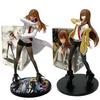 21,5 см Аниме Штейнс;Фигурка Gate Makise Kurisu Dream Tech 1/7 Стиль Белого Халата Стоящая модель игрушечная кукла Фигурка Действия ПВХ