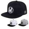 New Men's Fashion M Letter Circular Mark Hip Hop Hat Outdoor Sports Duck Tongue Hat Embroidered Women's Baseball Sun Hat