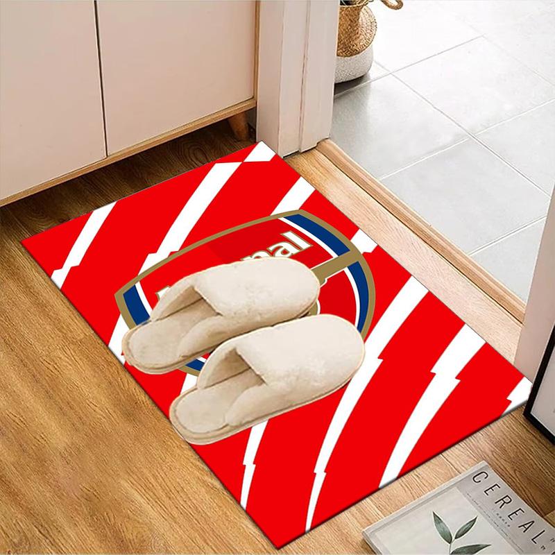 Arsenal Football Club Crest Printed Office Carpet Chair Cushion  Entryway Rug, Rugs for Living Room, Bedroom Christmas gifts