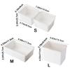 Flip Cover Double-Open Storage Box Waterproof Dust-proof Office Drawer Storage Box with Lid Plastic Small Item Tidy Container