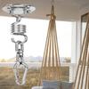 Hanging Chair Hook Kit with Spring Swivel Carabiner Heavy Duty Stainless Steel Indoor Outdoor Porch Swing Punching Bag Sandbag Hammock Chair Hook Set