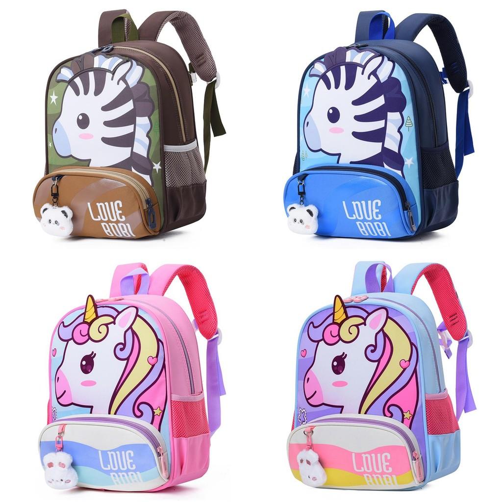 Adorable Trendy Lightweight Kid Backpack Stylish Unique Design Preschool Use
