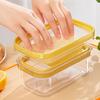 Маслорезка коробка контейнер для масла с герметичной крышкой режущая проволока из нержавеющей стали коробка для масла срез для хранения в холодильнике