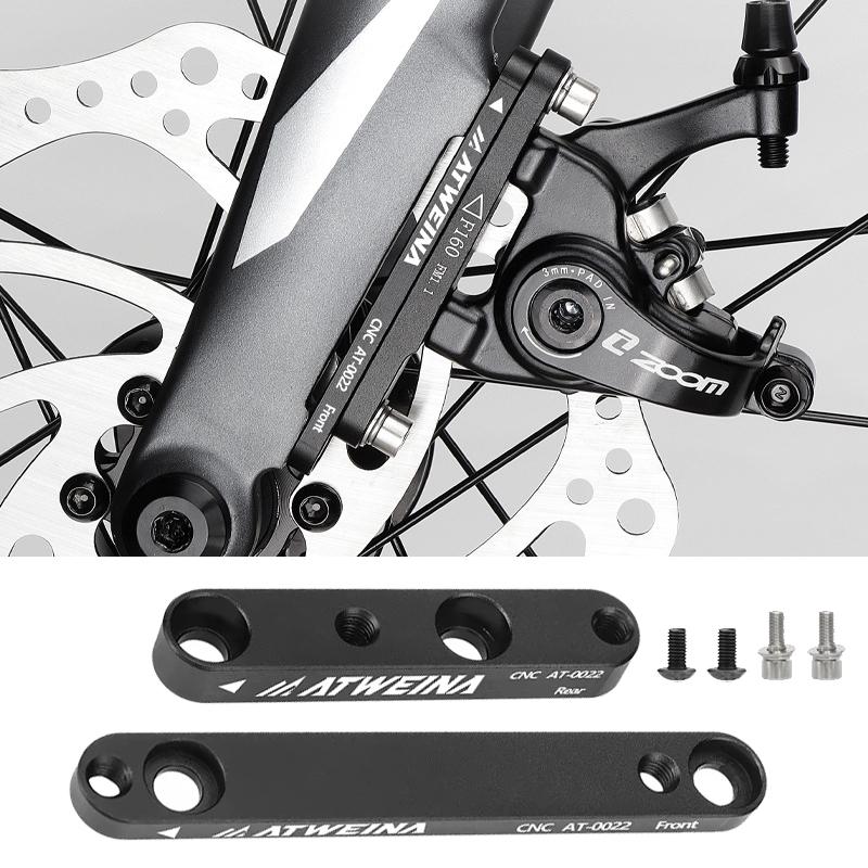 Bicycle Brake Conversion Seat For 160-180mm Road Bike Before After Disc Brake Adapter Set With Screws Brake Modification Parts