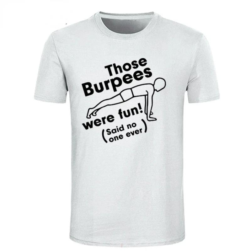 Футболка для мужчин Crossfit Workout Burpee King Футболка Забавный подарок на день рождения для парня, мужа, папы, мужской, летний с коротким рукавом