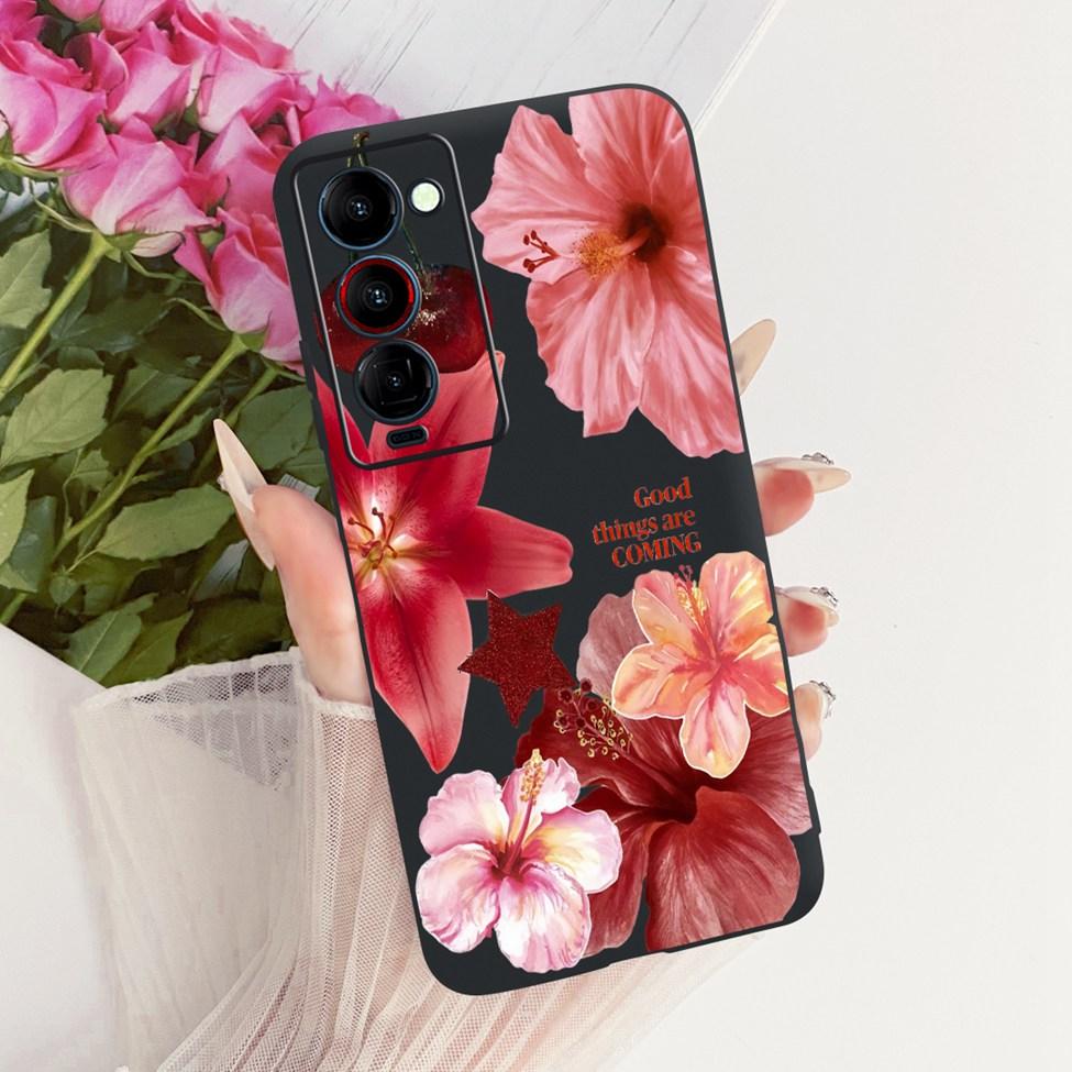 Чехол для телефона Tecno Camon 18P Чехол CH7 Милый Кот Модный Забавный Расписной Fundas Для Tecno Camon 18P Корпус