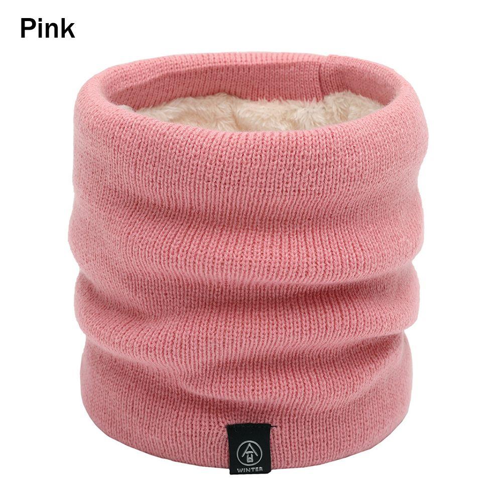 Шарф Толстый Двухслойный Ветрозащитный Вязаный Шарф Грелка для Шеи Шарфы-Петли Зимний Гейтор для Шеи