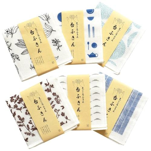 Transparan Japanese-Made Mosquito Net Fabric Dishcloths, Set of 6, Magokoro Dishcloths, True Square Pattern, 7-Ply, Made In Nara Prefecture, Quick-Dry