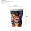 51 шт. Посуда Five Nights at Freddy's включает скатерти, тарелки, салфетки, чашки