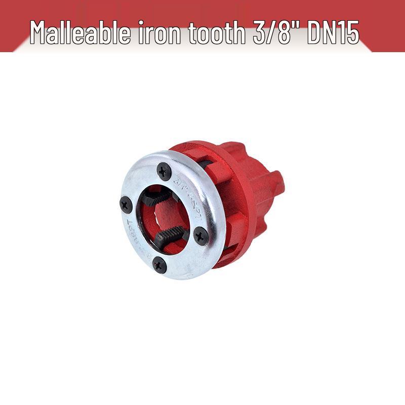 Durable 1/2-4 inch Manual Pipe Threader for Iron, Galvanized, and Water Pipes