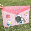 Durable Folder Cute A4 File Bag Animal Document Organizer Storage Bag Office School Supplies Stationery Kids Gift