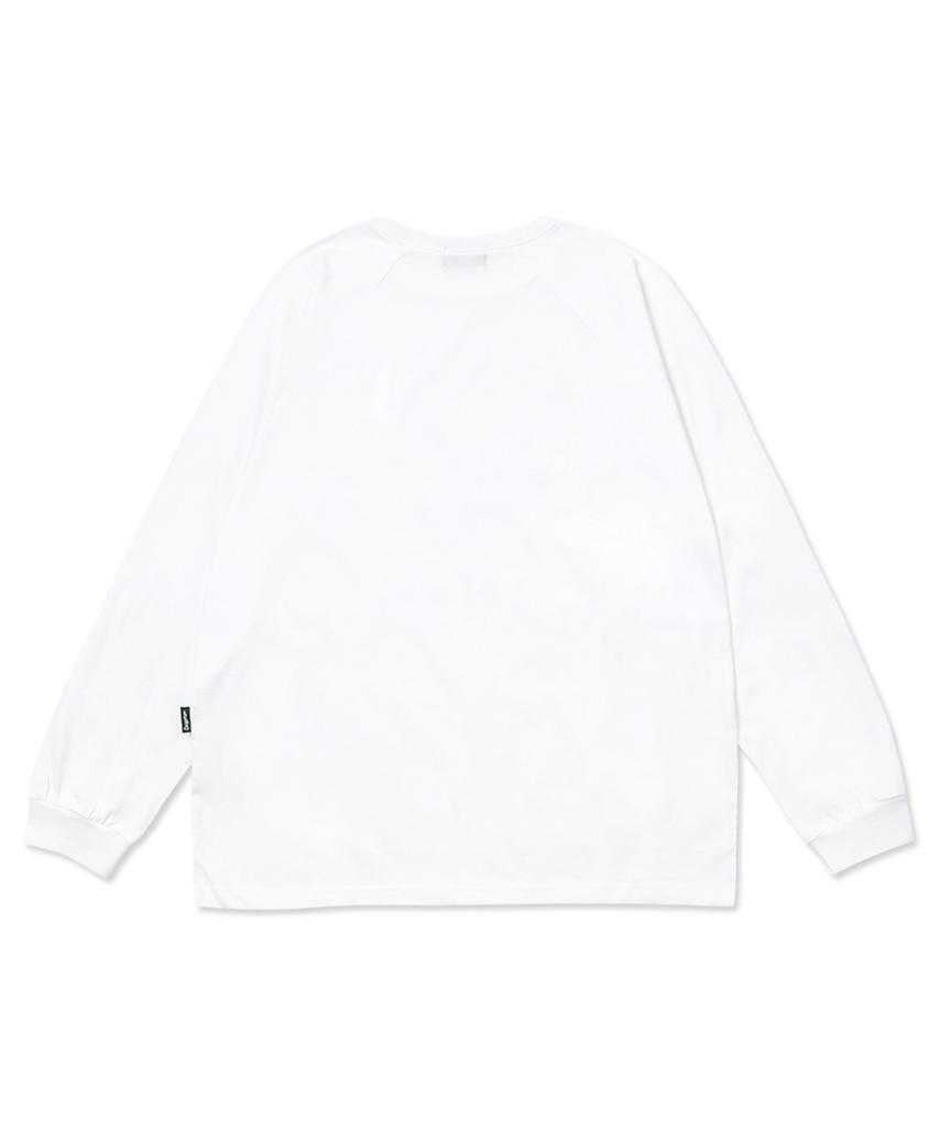 ESCAPEFROM Blue Team Number 06 Print Long Sleeve White