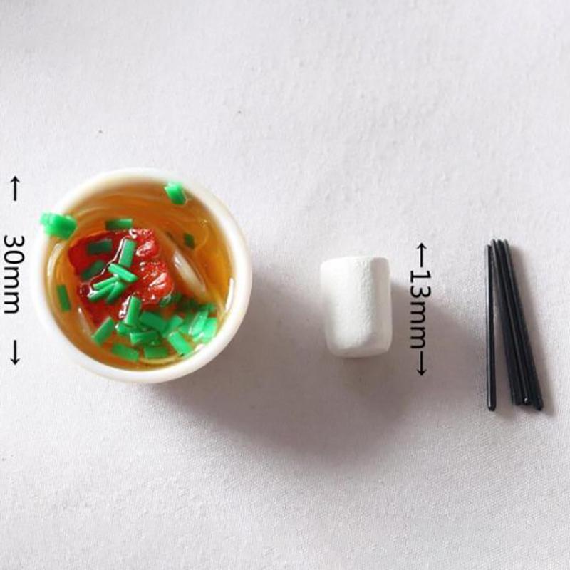 1 шт. кукольный домик миниатюра радом миска с палочками для еды игрушки декор аксессуары