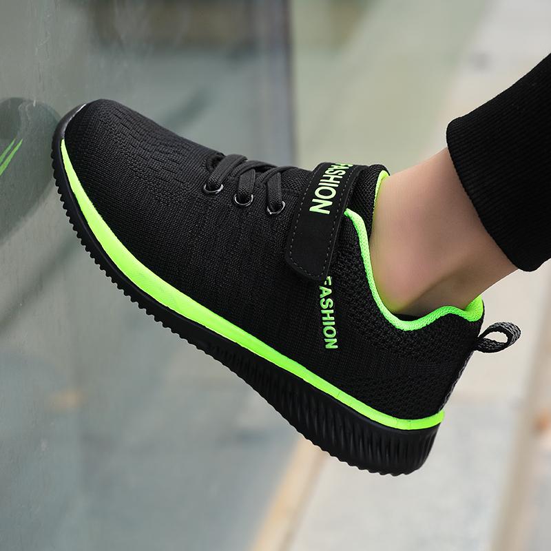 Детская обувь, спортивная обувь для бега, дышащая сетка для мальчиков, дышащая повседневная обувь для девочек