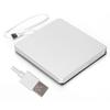 Внешний DVD-привод USB2.0 Портативный DVD-плеер для Windows XP Wind10 Vista 7 Linux OS XСеребристый