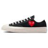 Comme des Garçons PLAY x Chuck 70 Low Single Heart - Черные Унисекс Кроссовки Красный Аист A08804C