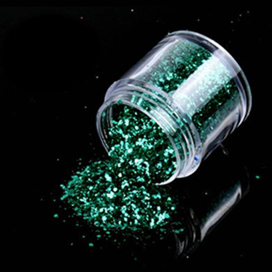 10g Nail Art Glitter Powder Holographic Sequins Manicure DIY Tools Laser Pigment