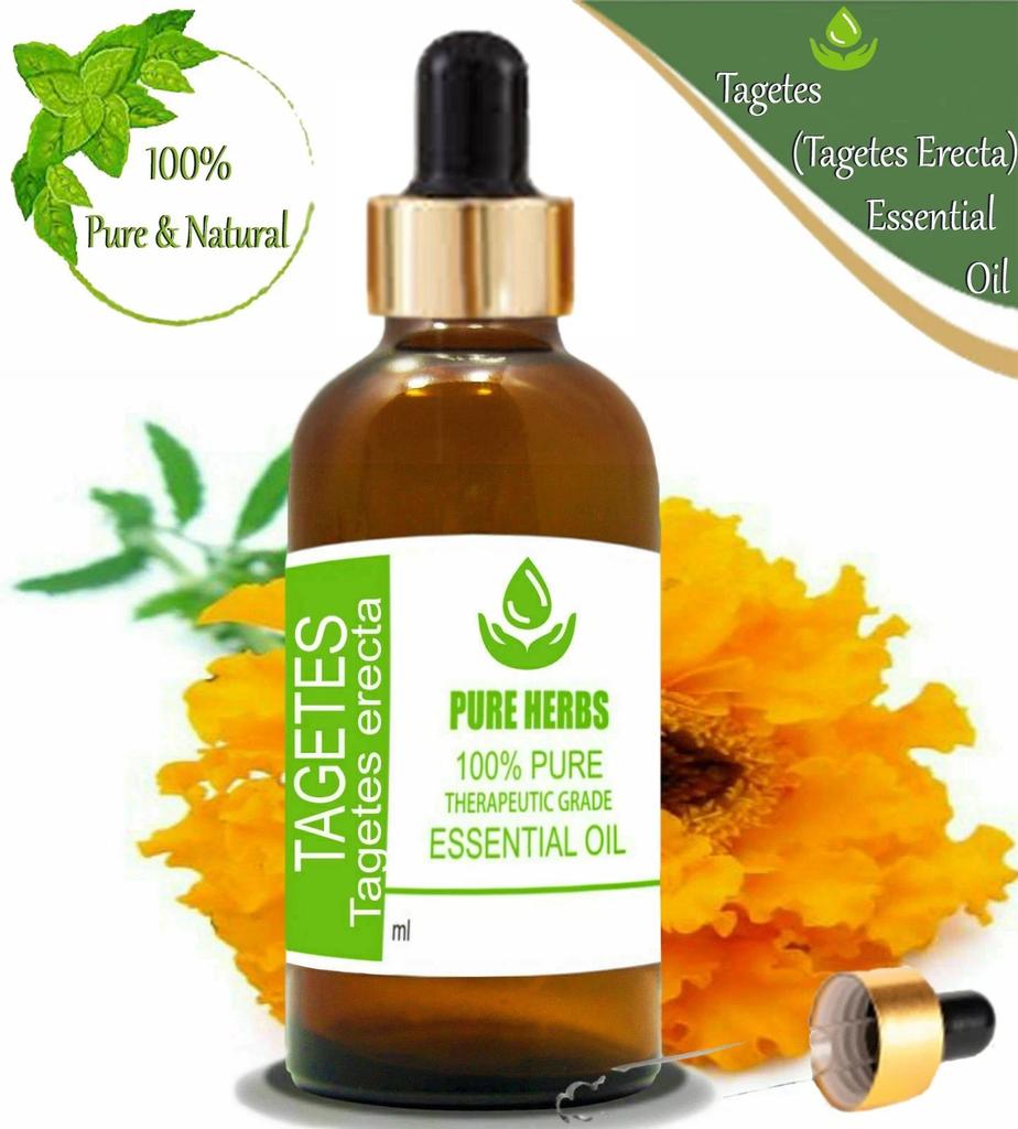 Pure Herbs Tagetes 100% Pure & Natural Erecta Essential Oil UKZA 668