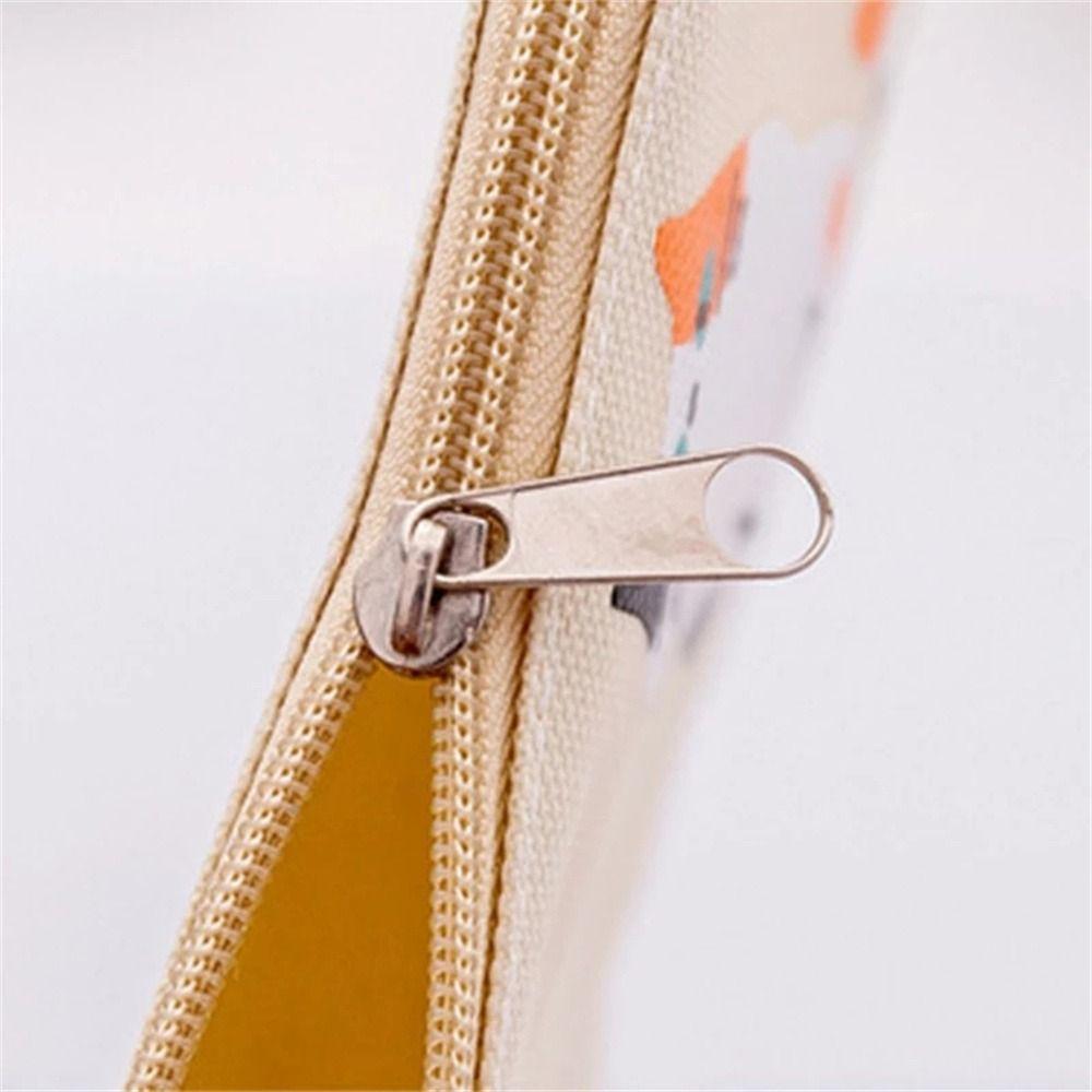 Cute Cat Children Gift Canvas Zipper Case Women Pencil Bag Pen Bags Pencil Case Cosmetic Bag