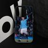Чехол для телефона Звезды футбола Э-Эрлинга Х-Холанда для iPhone 17,16,15,14,13,12,11 Plus,Pro Max,XS,ЦветнойСеребристый Покрытие Внутренняя Крышка