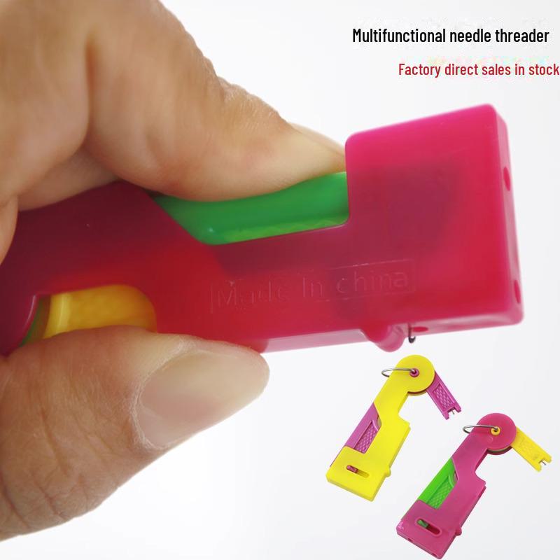 Автоматическая резьбовая нить: Портативный мини-инструмент для заправки ниток для быстрого и легкого использования пожилыми людьми