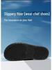 Large Size Men's Slip-Resistant Waterproof Chef Work Shoes