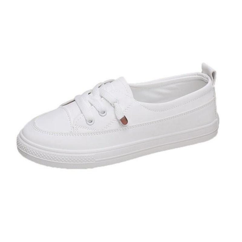 Модная женская повседневная обувь, прочные кроссовки из искусственной кожи, вулканизированная обувь, женские легкие туфли на плоской подошве с мягкой подошвой