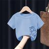 Girls' Short Sleeved T-shirt Children's Clothing Summer Top Boys' Base Shirt