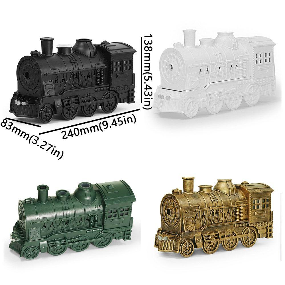 Cool Mist Train Shape Diffuser LED Light Air Humidifier Creative Essential Oil Diffuser  Relaxation