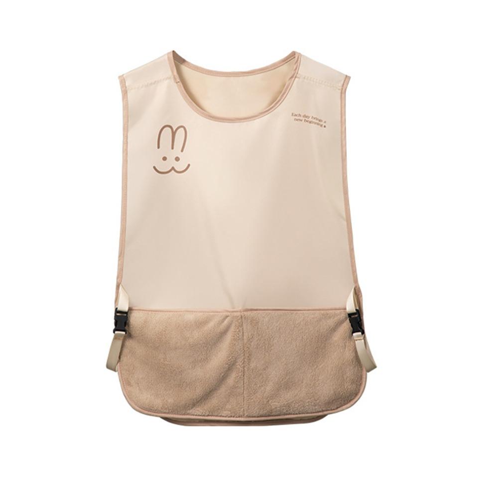 New Waterproof Stain-Resistant Apron Wipeable Hands Vest Style Breathable Sleeved Apron Anti Dirty Multipurpose Coffee House
