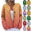 Women's  Cardigan Long Sleeve Lightweight Fun Christmas Print Jacket